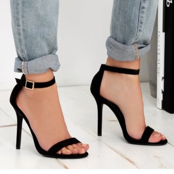 single strap high heels